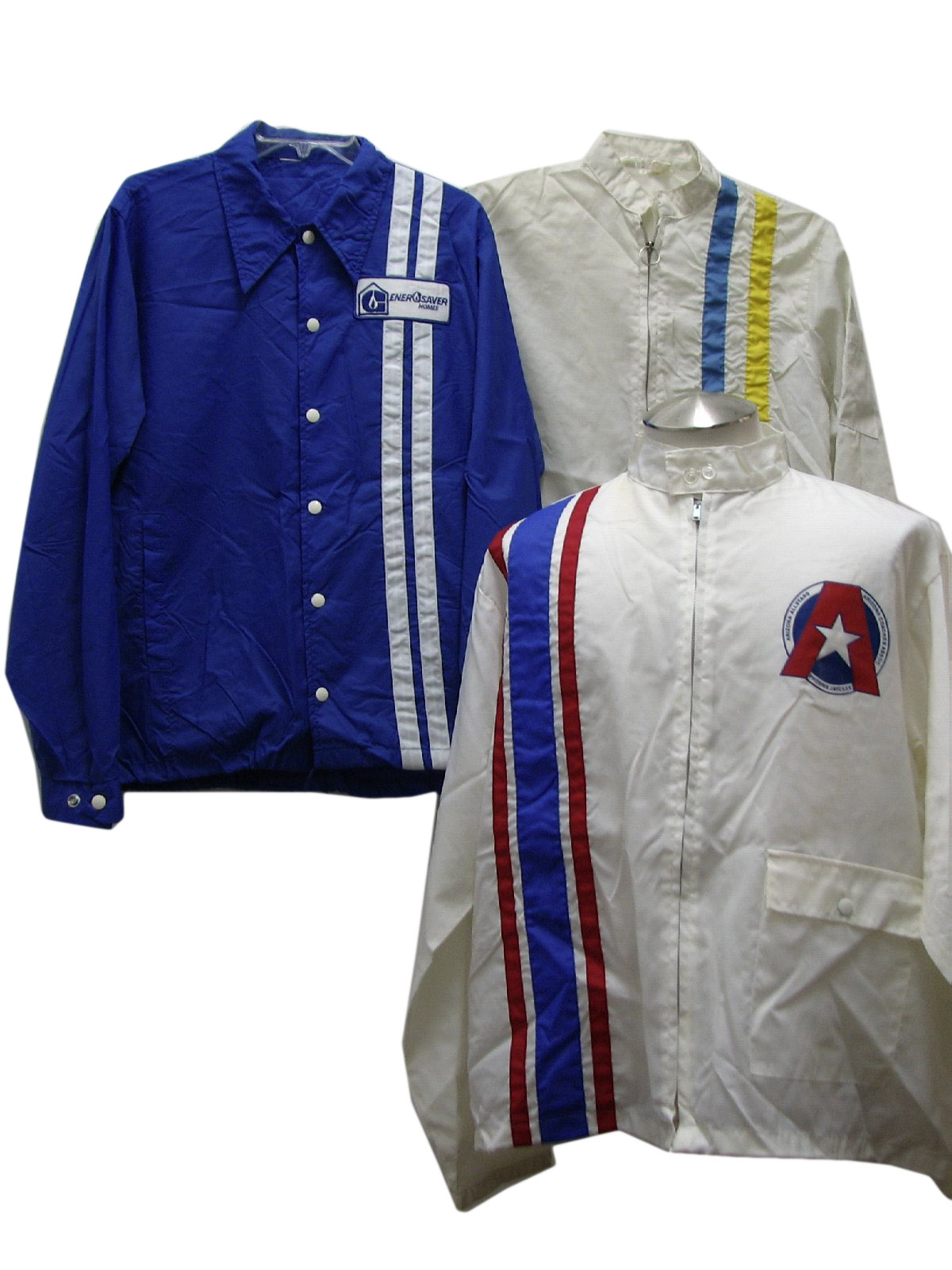 1970s Vintage Jacket: Lot of qty 3 Wholesale mens 70s and 80s racing ...