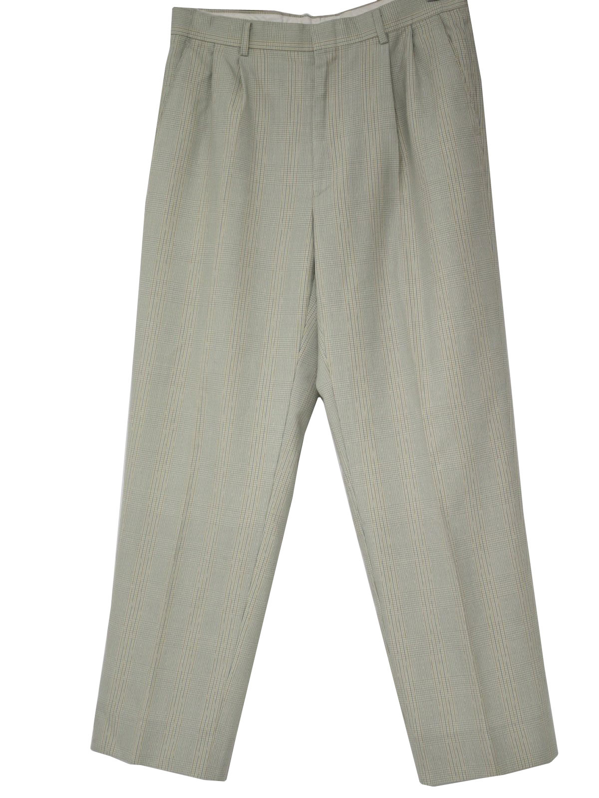 1980s Vintage Pants: 80s -Pregio- Mens tan, olivine, and pastel blue ...