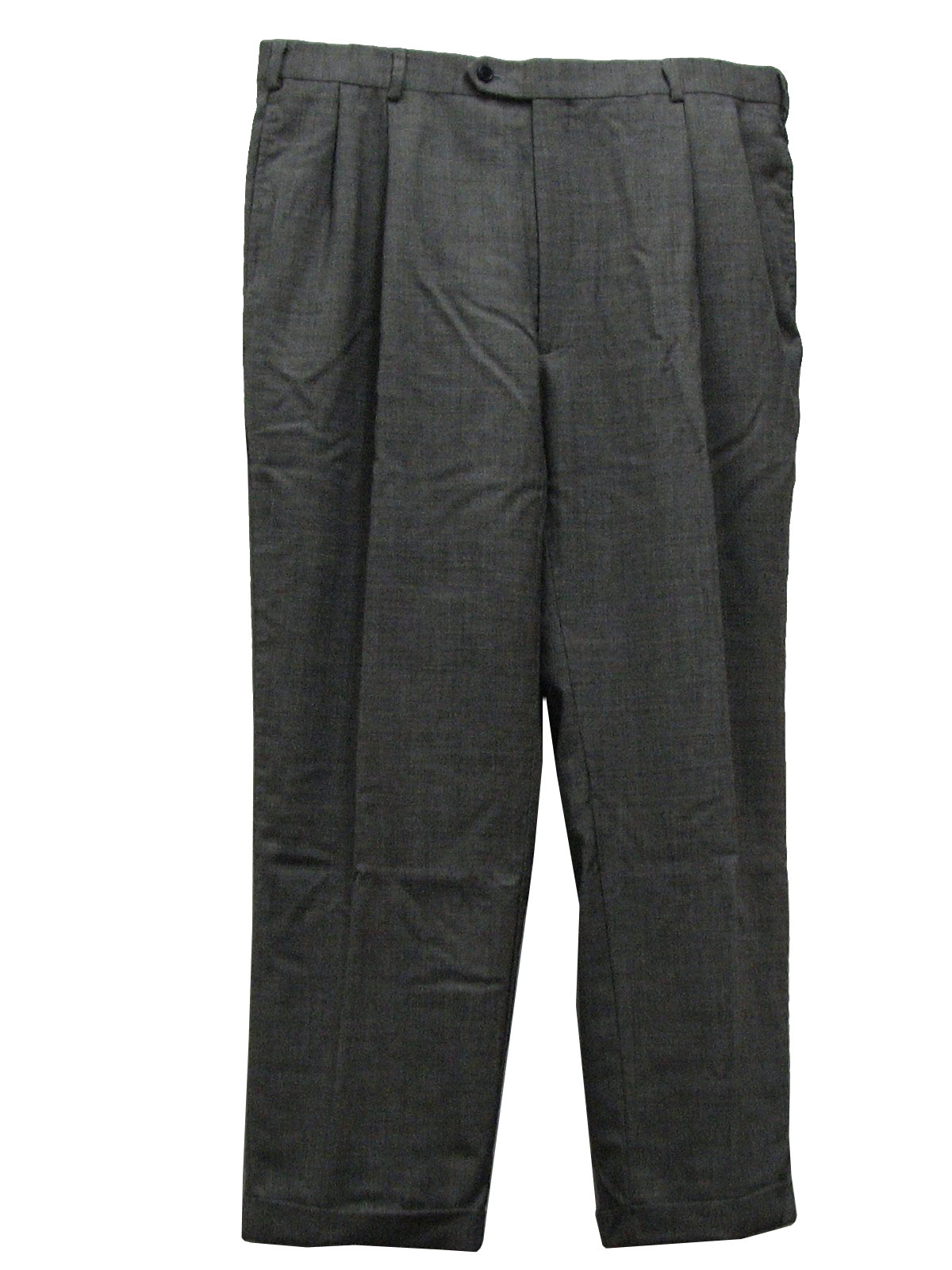 No Lable 80's Vintage Pants: 80s -No Lable- Mens grey (composed of ...