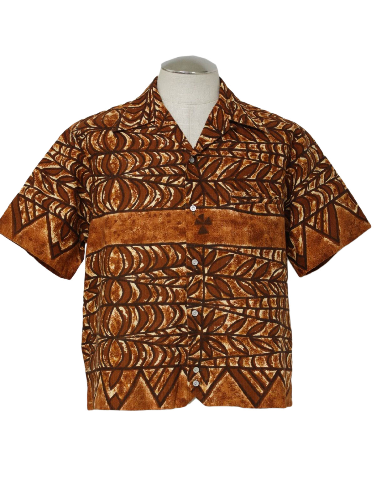 barkcloth hawaiian shirt