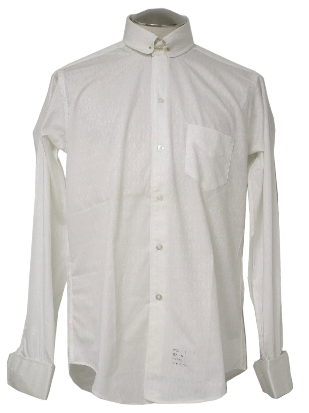 Retro 60's Shirt: Early 60s -S K Leavitt San Francisco- Mens white ...