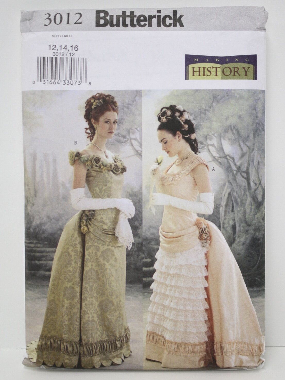 Retro Twenties Sewing Pattern: c.1890s style (made in 2000s) -Butterick ...