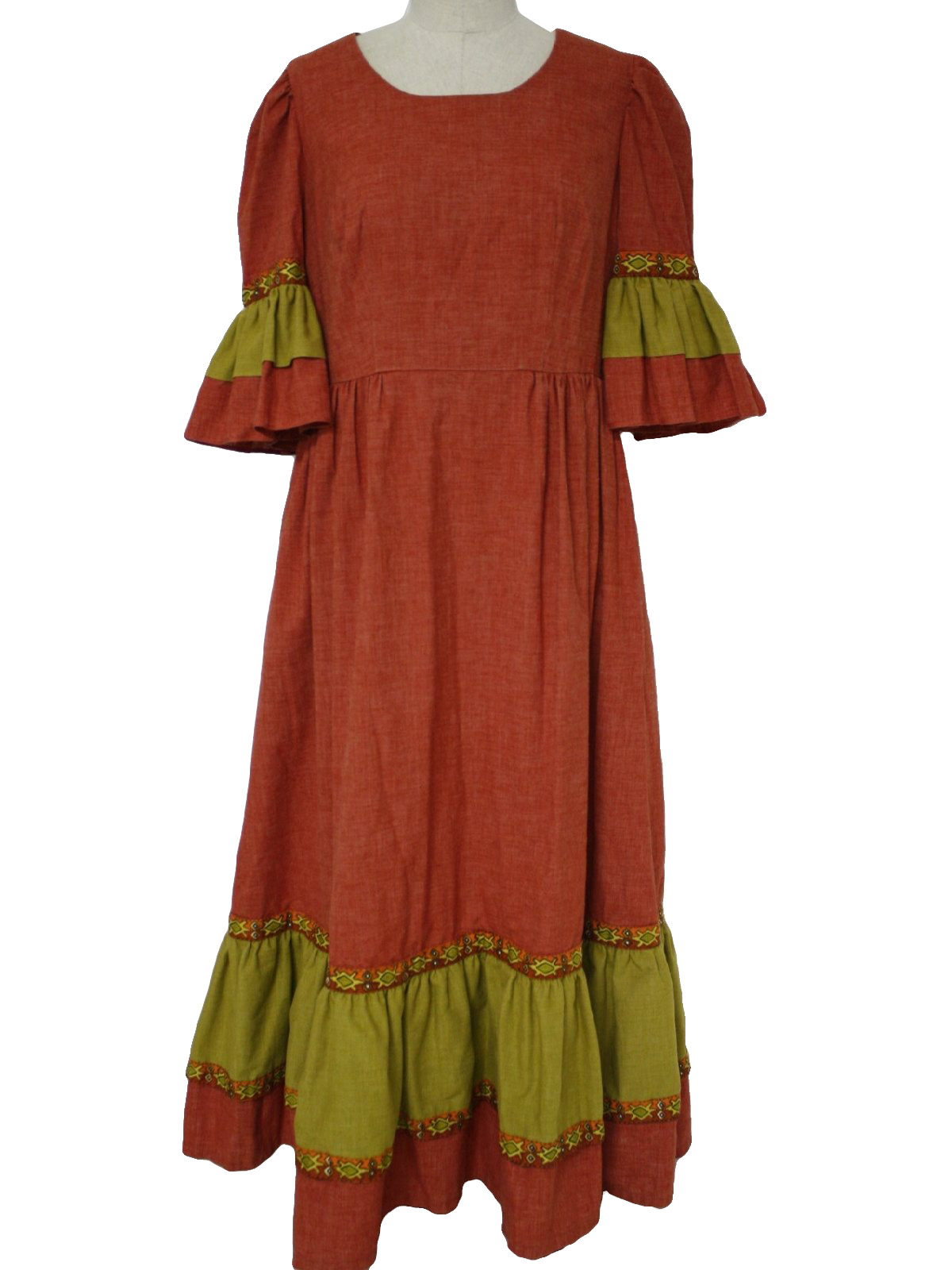 Vintage Adobe Fashion 70's Hippie Dress: 70s -Adobe Fashion- Womens ...