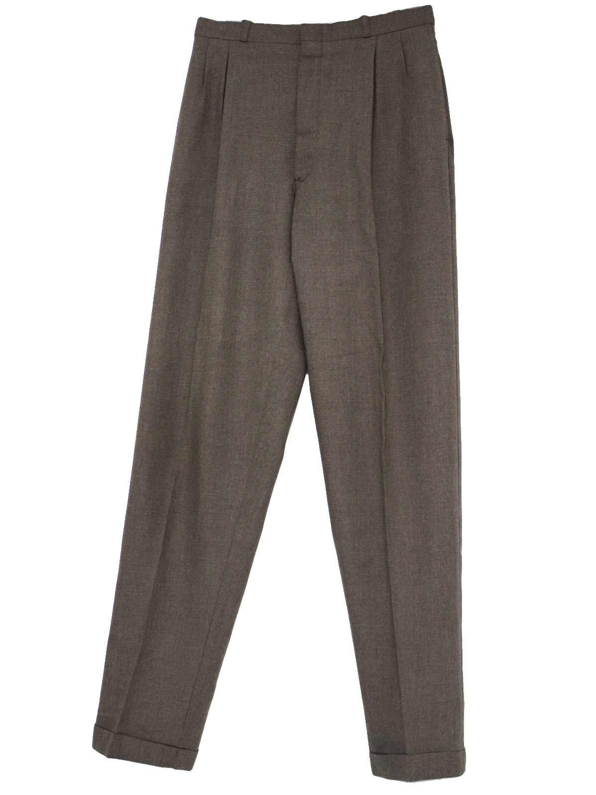 Cotler 80's Vintage Pants: 80s -Cotler- Mens heather taupe tan acrylic ...