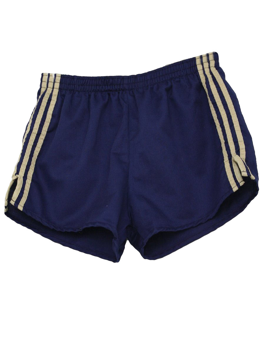 Vintage 80s Shorts: Early 80s -Sports stuff- Mens blue and tan ...