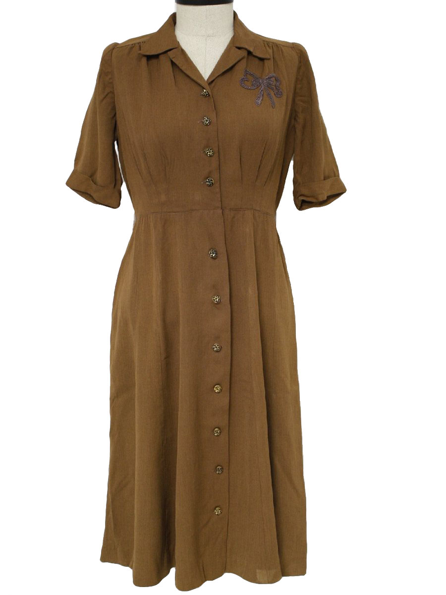 1940's Vintage Classic Lady Dress: Late 40s or early 50s -Classic Lady ...