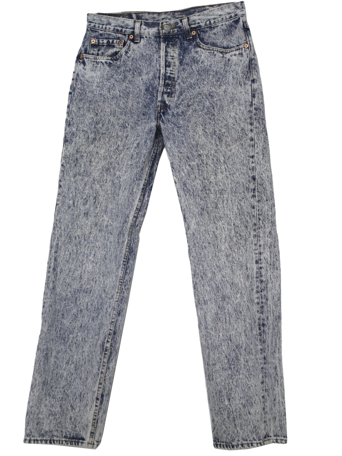 Vintage 1980's Pants: 80s -Levis- Mens light blue acid wash cotton ...