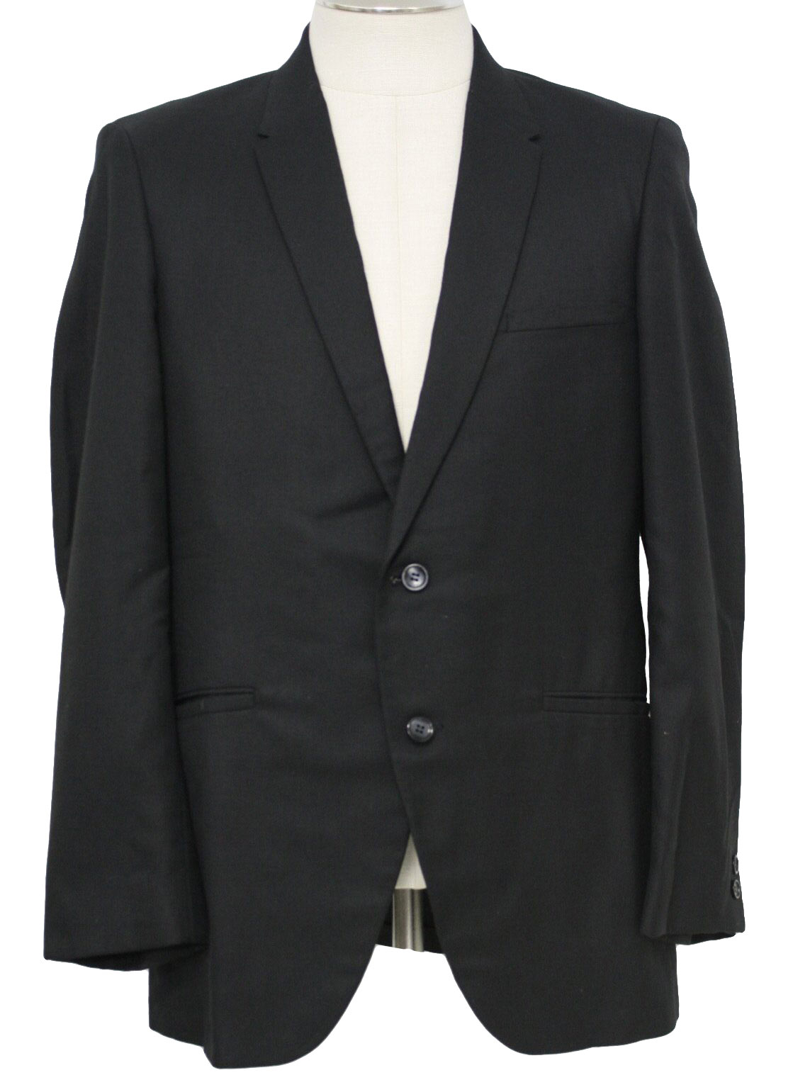 1960's Jacket (Towncraft Penneys): 60s -Towncraft Penneys- Mens black ...
