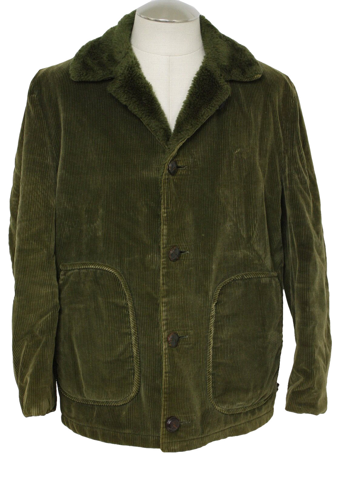 1970's Vintage Towncraft Jacket: Early 70s -Towncraft- Mens olive green ...
