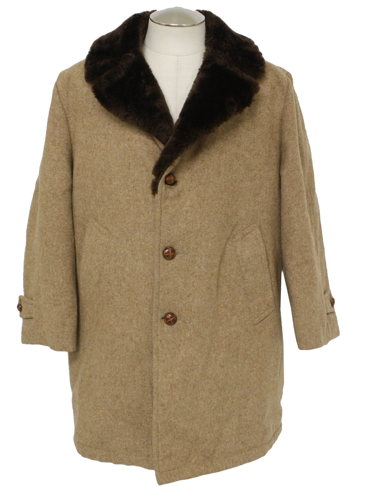 60's Lakeland Jacket: Late 60s or early 70s -Lakeland- Mens light brown ...