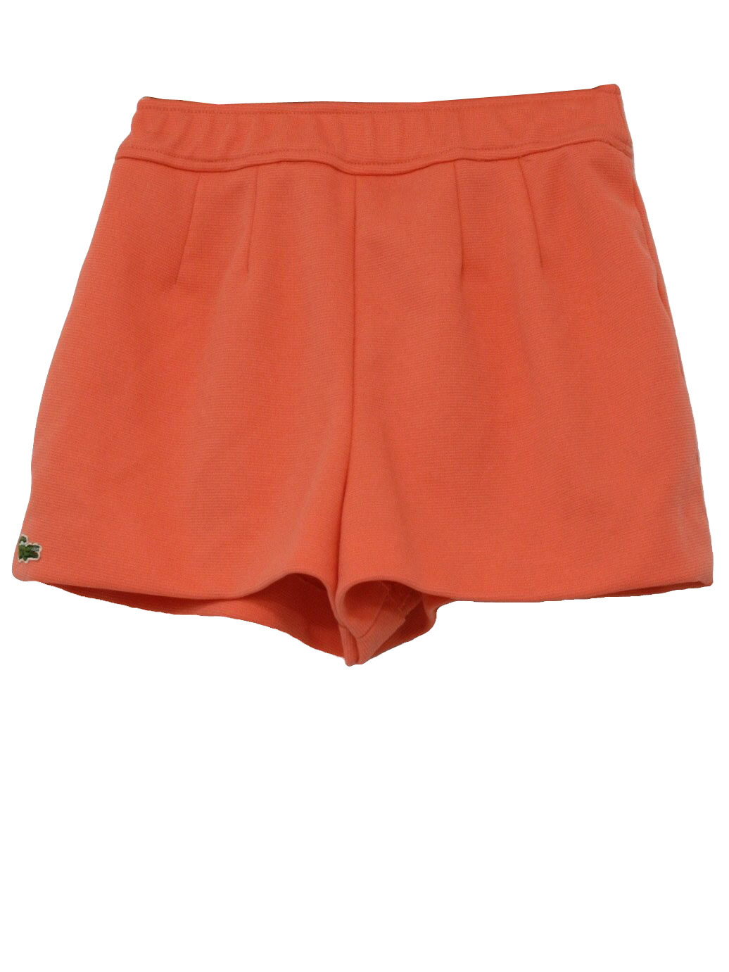 1970's Retro Shorts: 70s -Haymaker- Womens peachy orange double knit ...