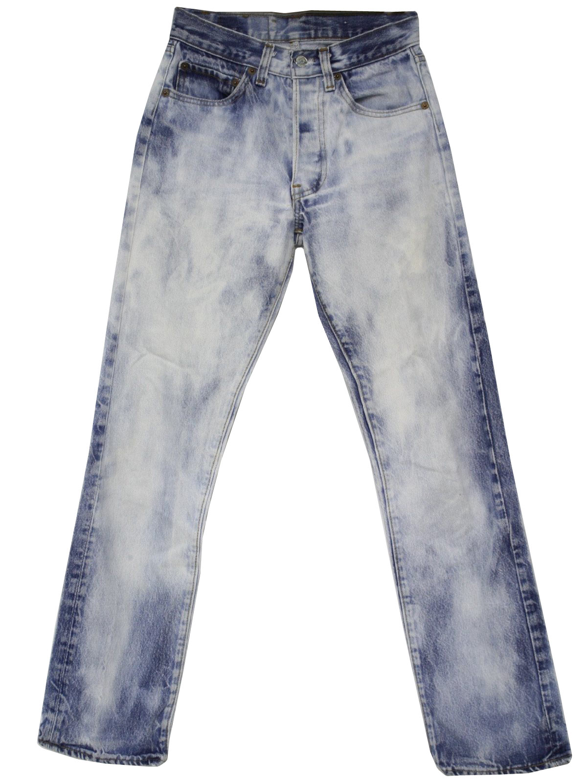 80s bleached jeans