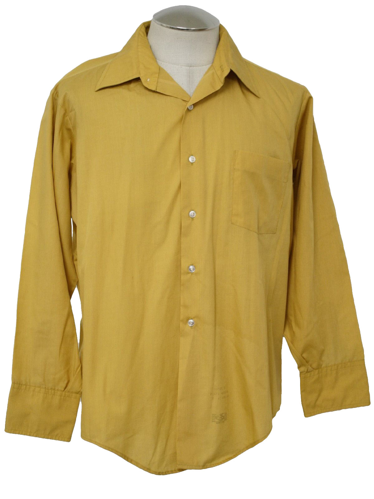 1960's Shirt (Manhattan): Late 60s or Early 70s -Manhattan- Mens sandy ...