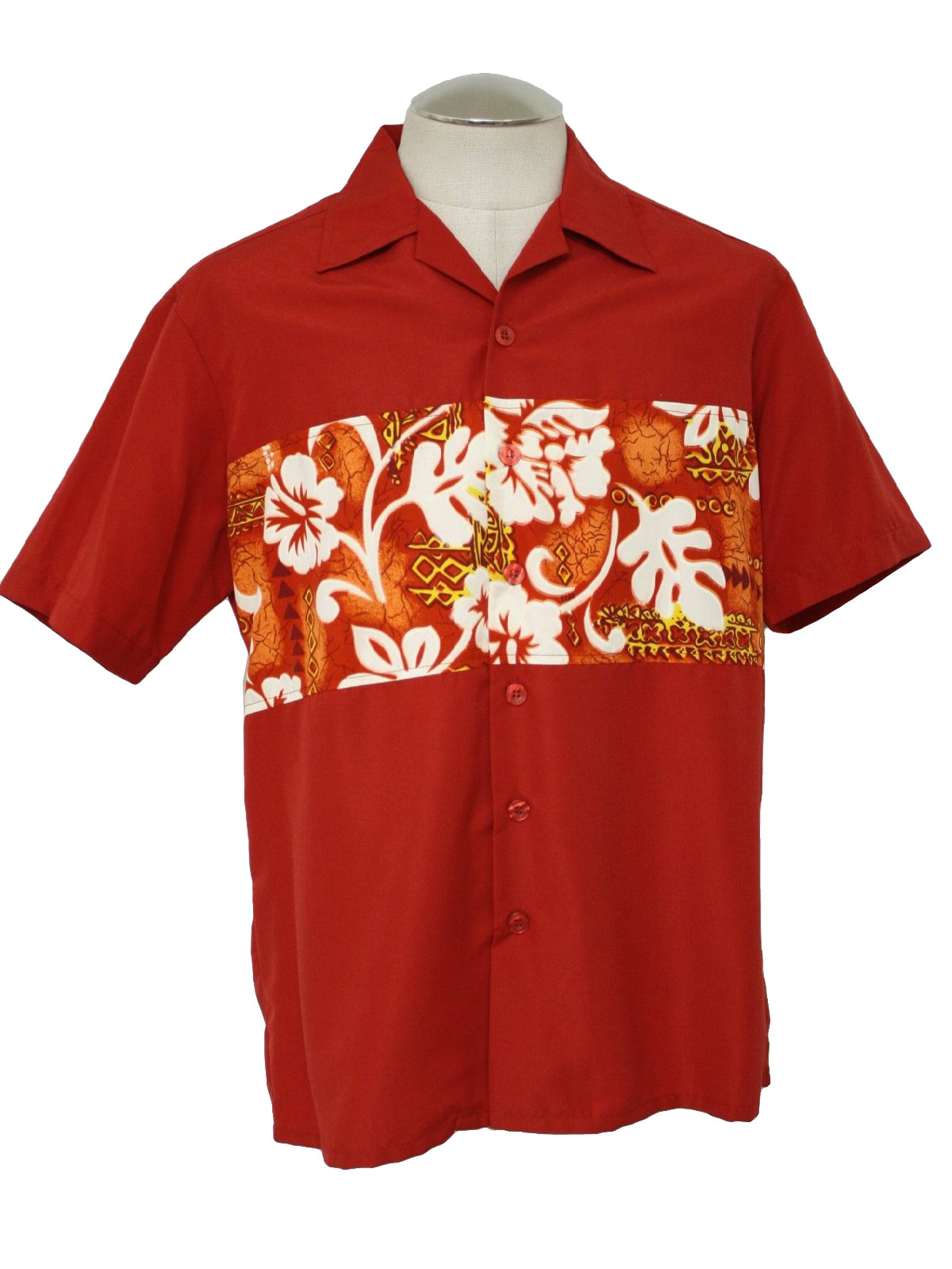 Kennington 90's Vintage Hawaiian Shirt: 90s -Kennington- Mens red ...