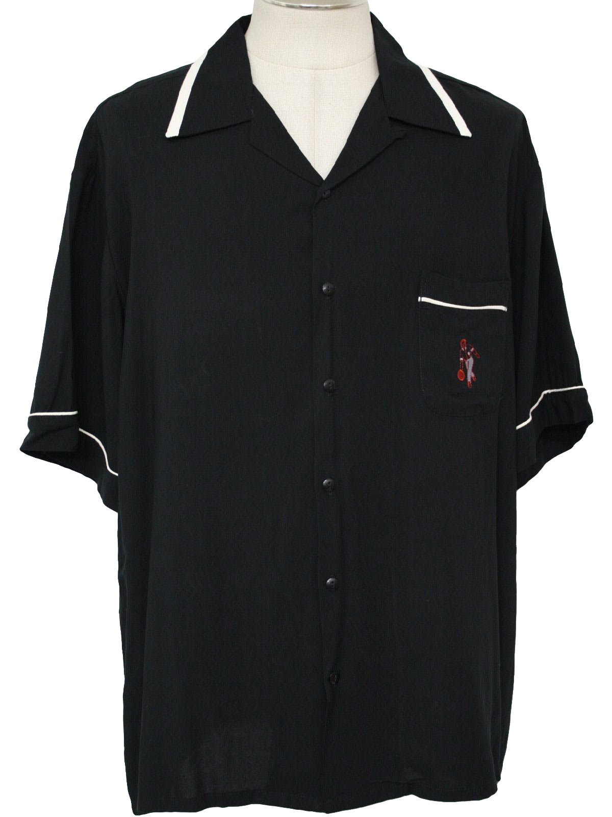 60s Retro Bowling Shirt: 60s style (made more recently) -Kennington ...