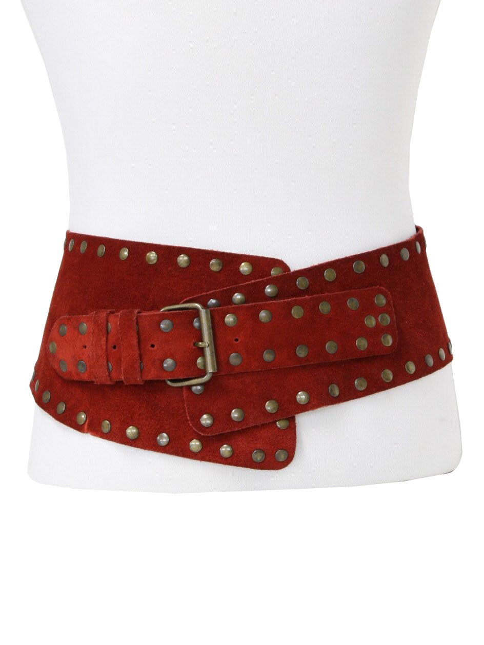 1980's Vintage Missing Label Belt: 80s -Missing Label- Womens red ...