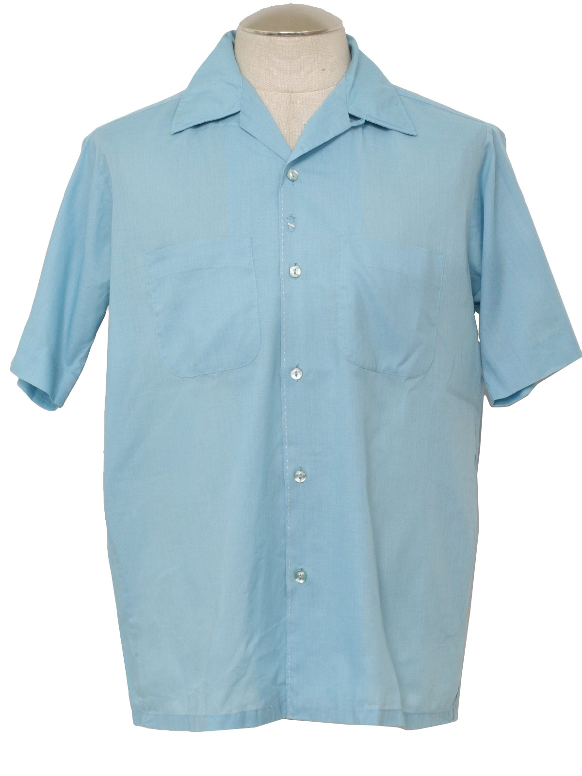 Retro 1960's Shirt (Super Spice) : 60s -Super Spice- Mens aqua, blended ...