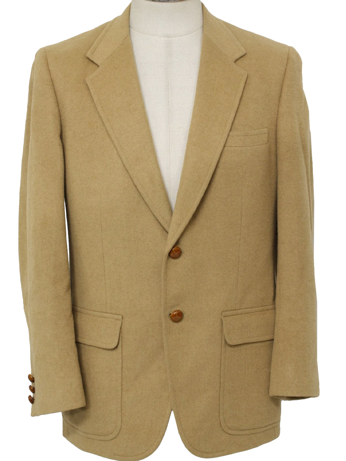 1980's Vintage Regal Jacket: 80s -Regal- Mens camel hair jacket, with ...