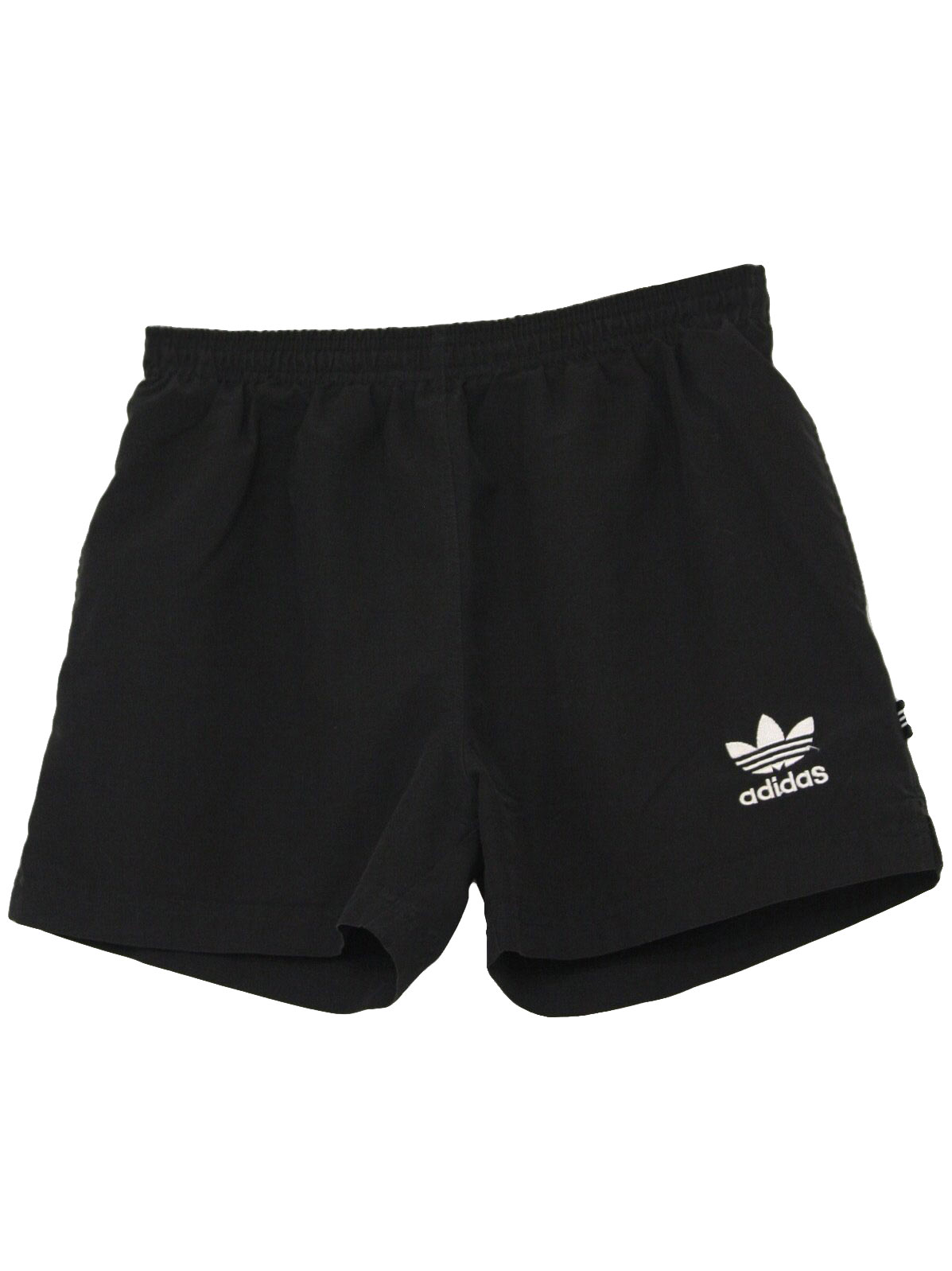 1990's Shorts (Adidas): 90s -Adidas- Mens black polyester wicked 90s ...