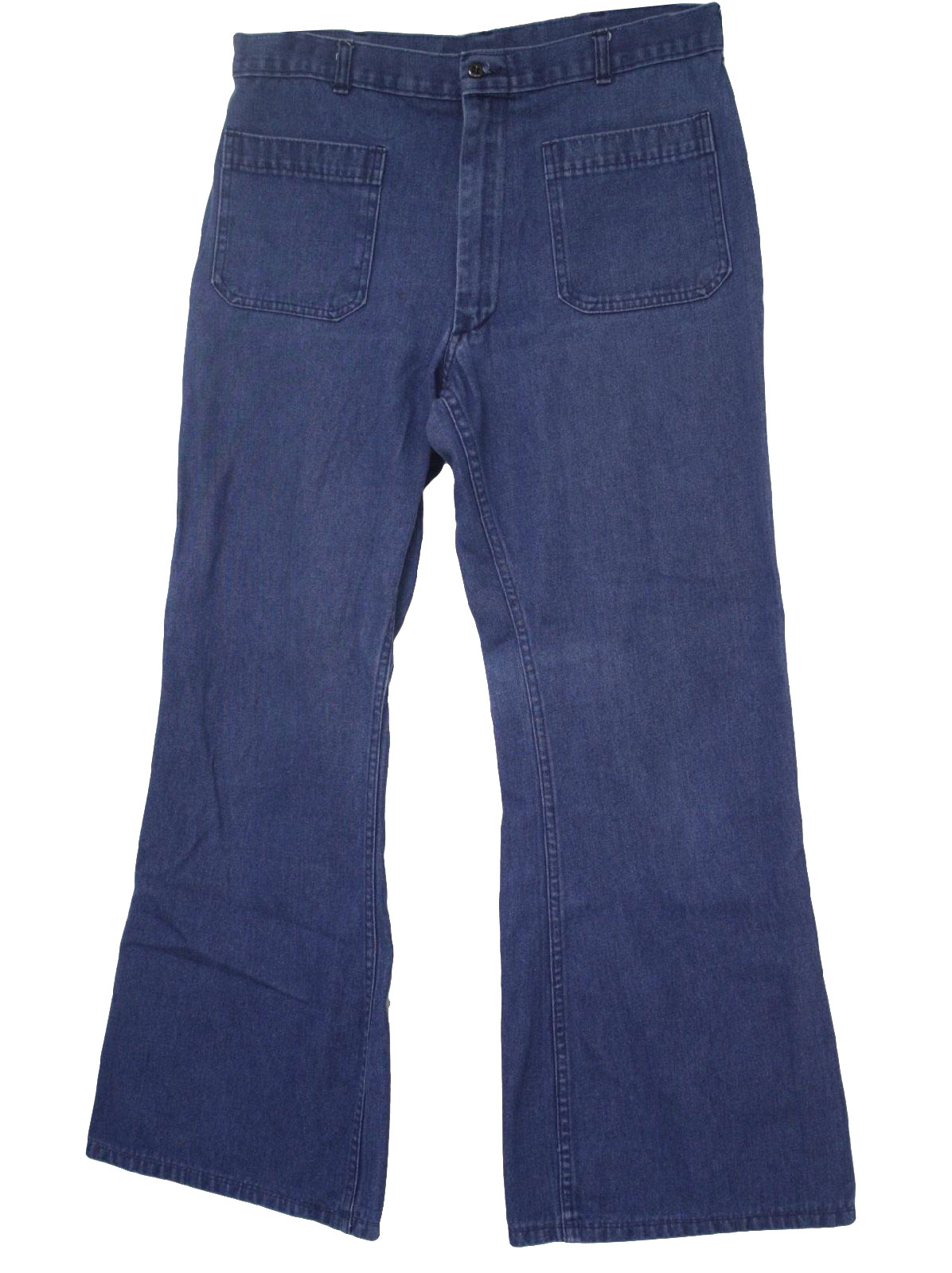 1970s Vintage Bellbottom Pants: 70s -Coastal Industries- Mens blue ...