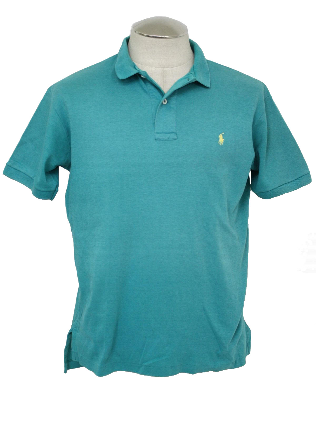 Retro 80's Shirt: 80s -Polo by Ralph Lauren- Mens teal green short ...