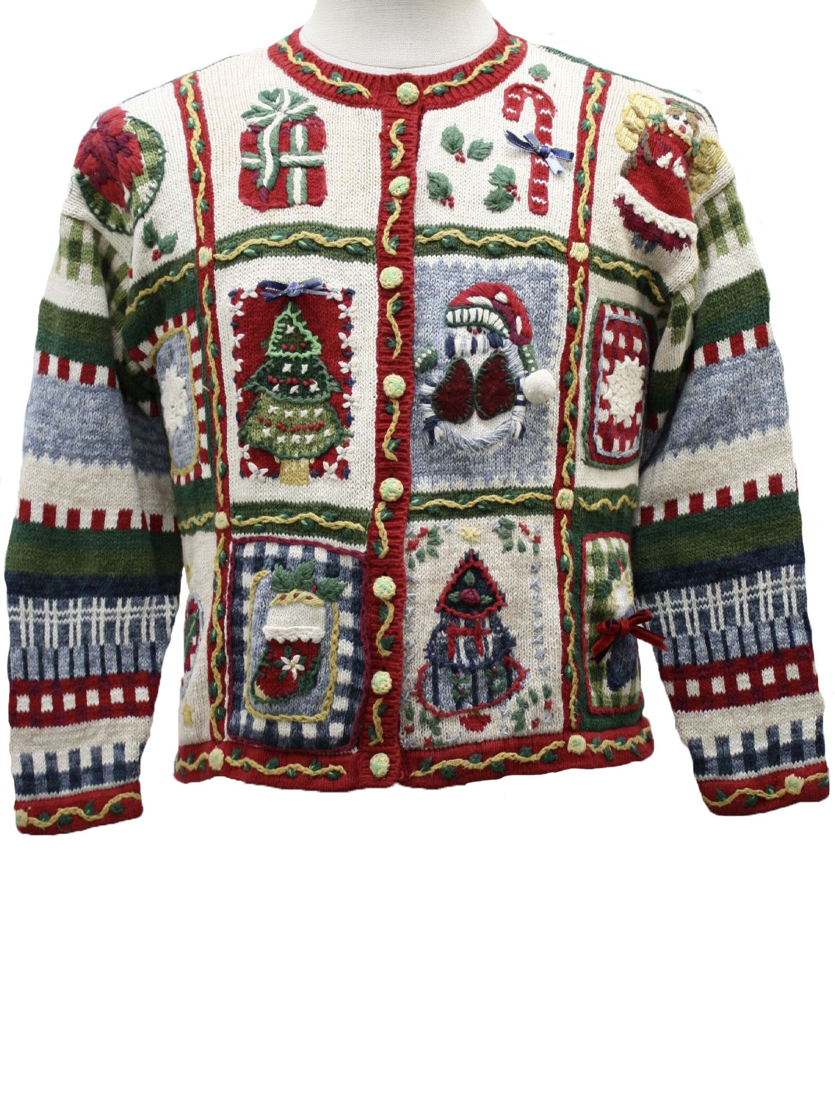 Womens Country Kitsch Ugly Christmas Sweater: -Heirloom Collectibles ...