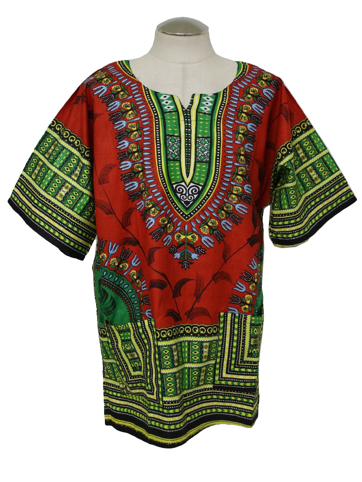 1970's Dashiki Shirt (Funky): 70s reproduction (made new recently ...