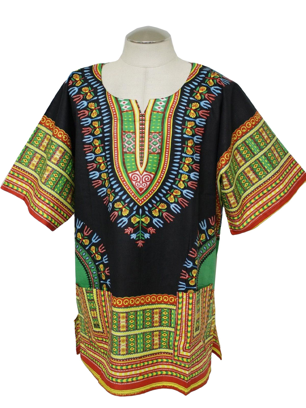 70's Vintage Dashiki Shirt: 70s reproduction (made new recently) -Funky ...