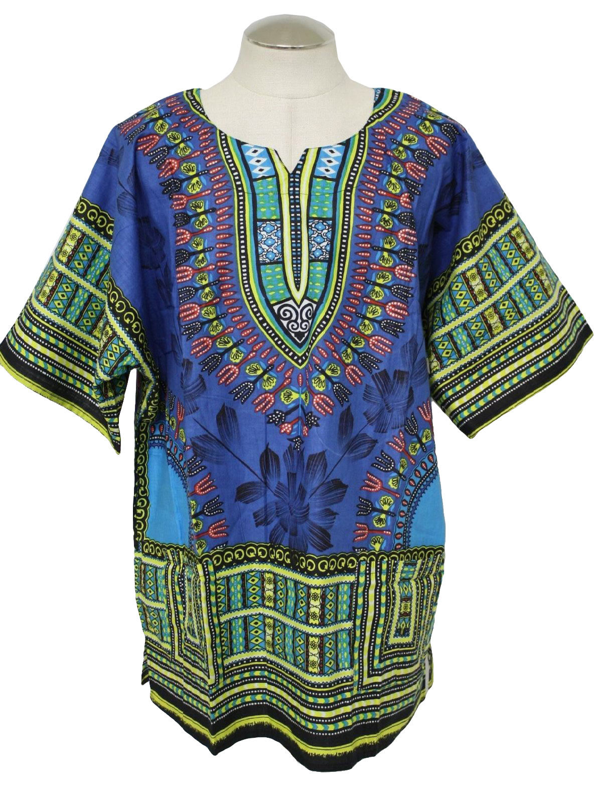 Vintage 1970's Dashiki Shirt: 70s reproduction (made new recently ...