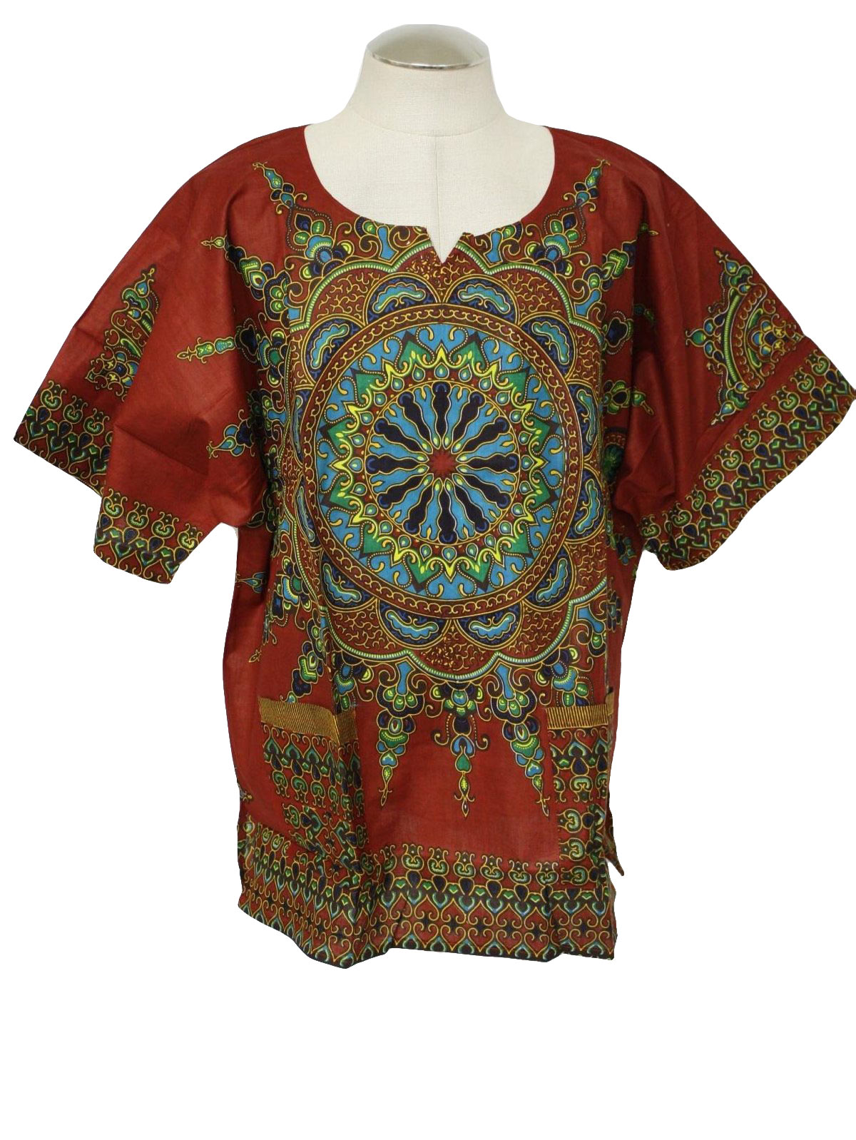 1970's Dashiki Shirt (Funky): 70s reproduction (made new recently ...