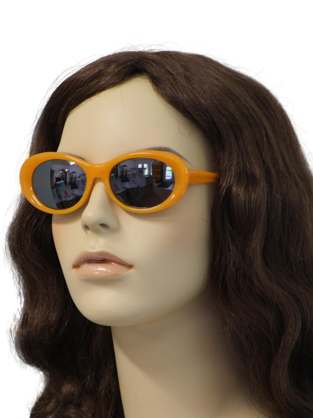 Mod Sunglasses - Cool 60s Retro Style Shades - Clear Frames - Walmart.com