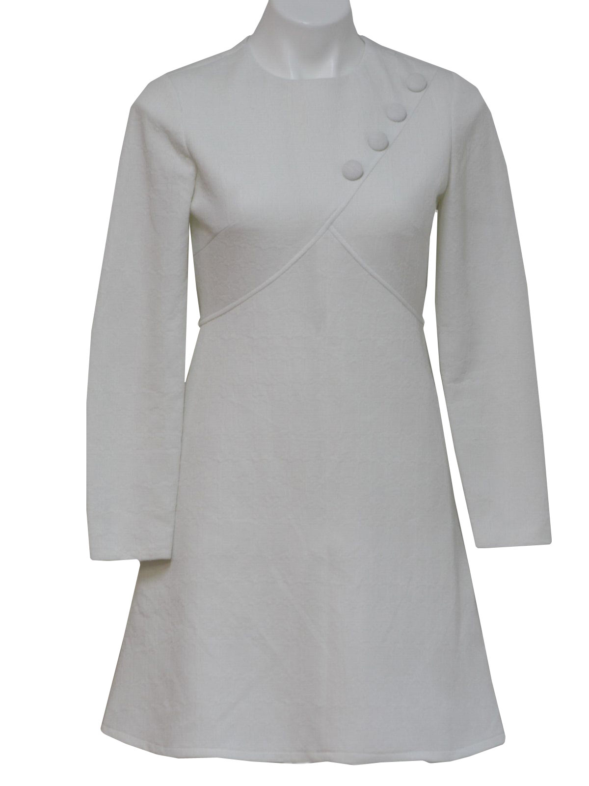 White hot sale mod dress