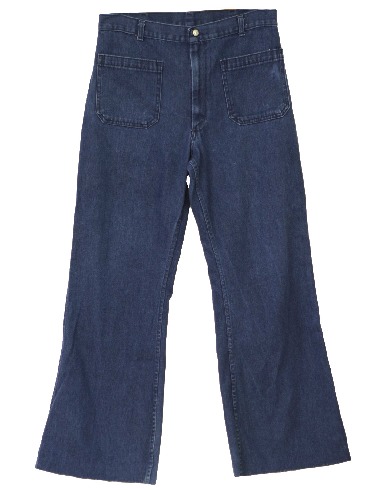 Retro 70s Bellbottom Pants (Seafarer) : 70s -Seafarer- Mens blue cotton ...