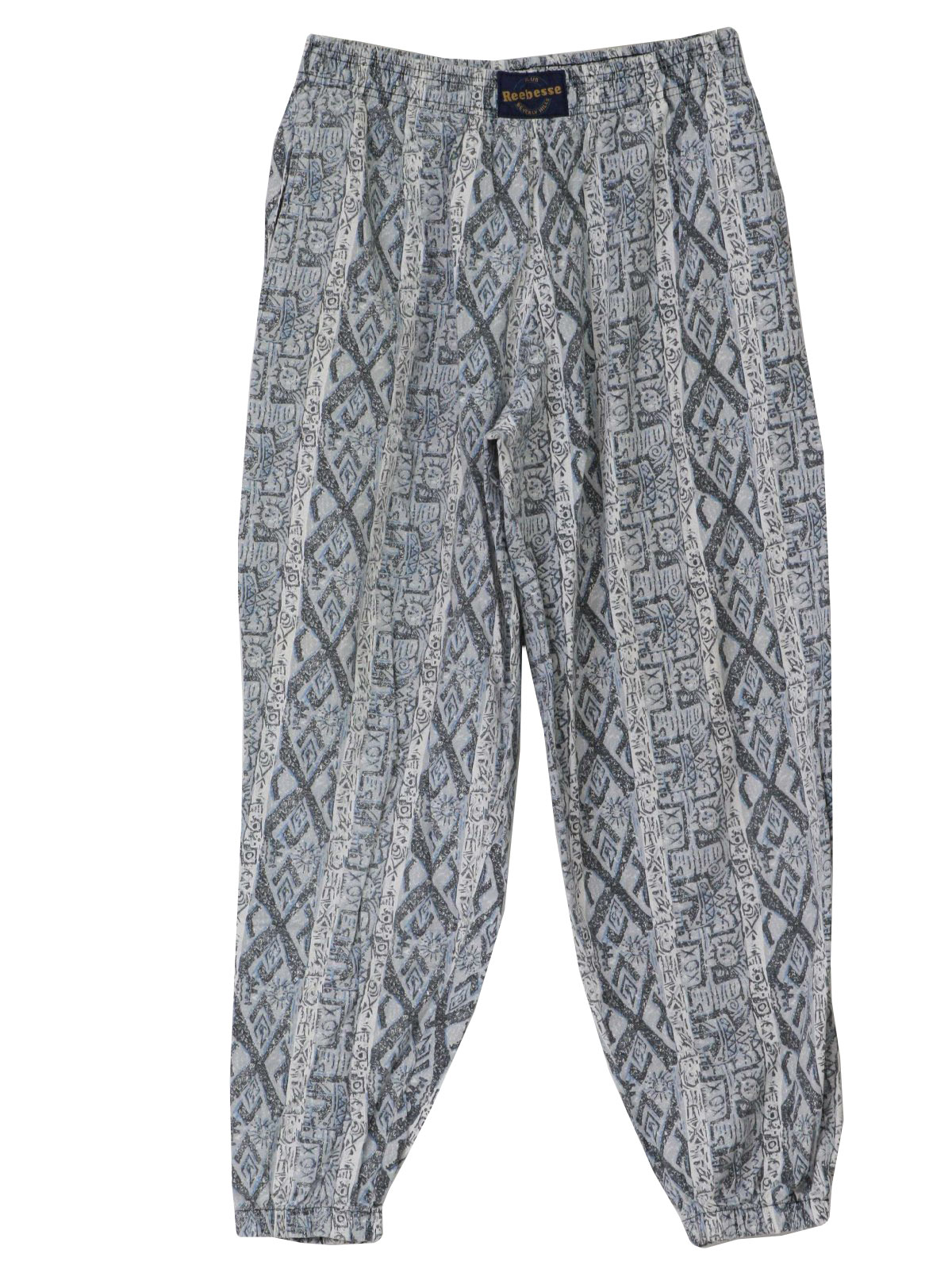 Eighties Club Reebesse Pants: 80s -Club Reebesse- Mens grey, light blue ...