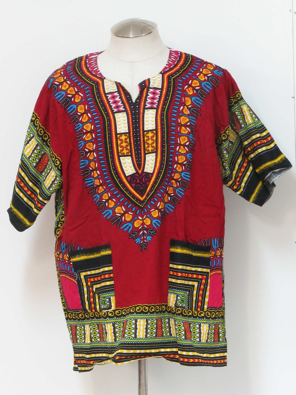 1970's Dashiki Shirt (Missing Label): 70s style (made more recently ...