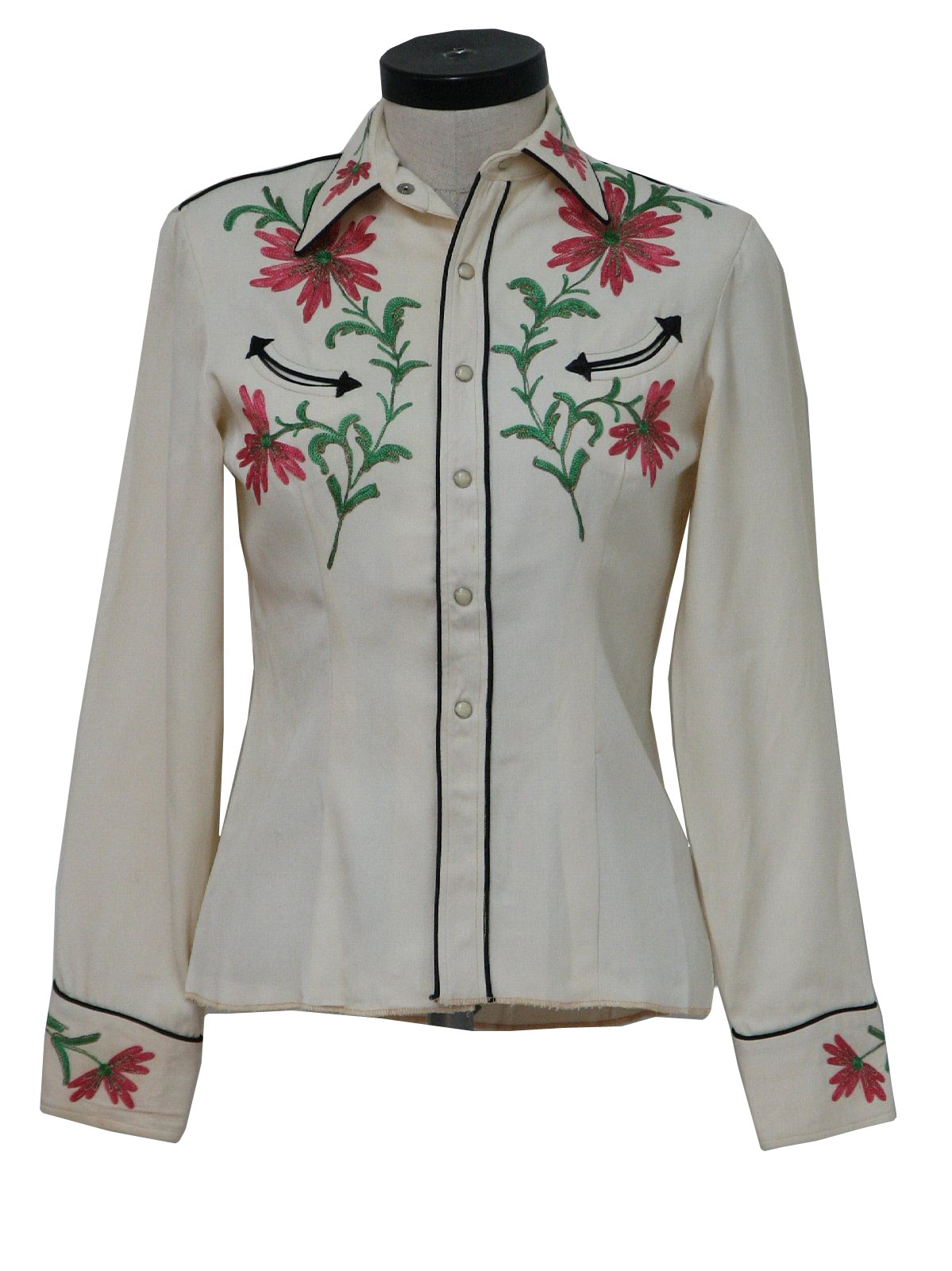 1950's California Ranchwear Womens Western Shirt