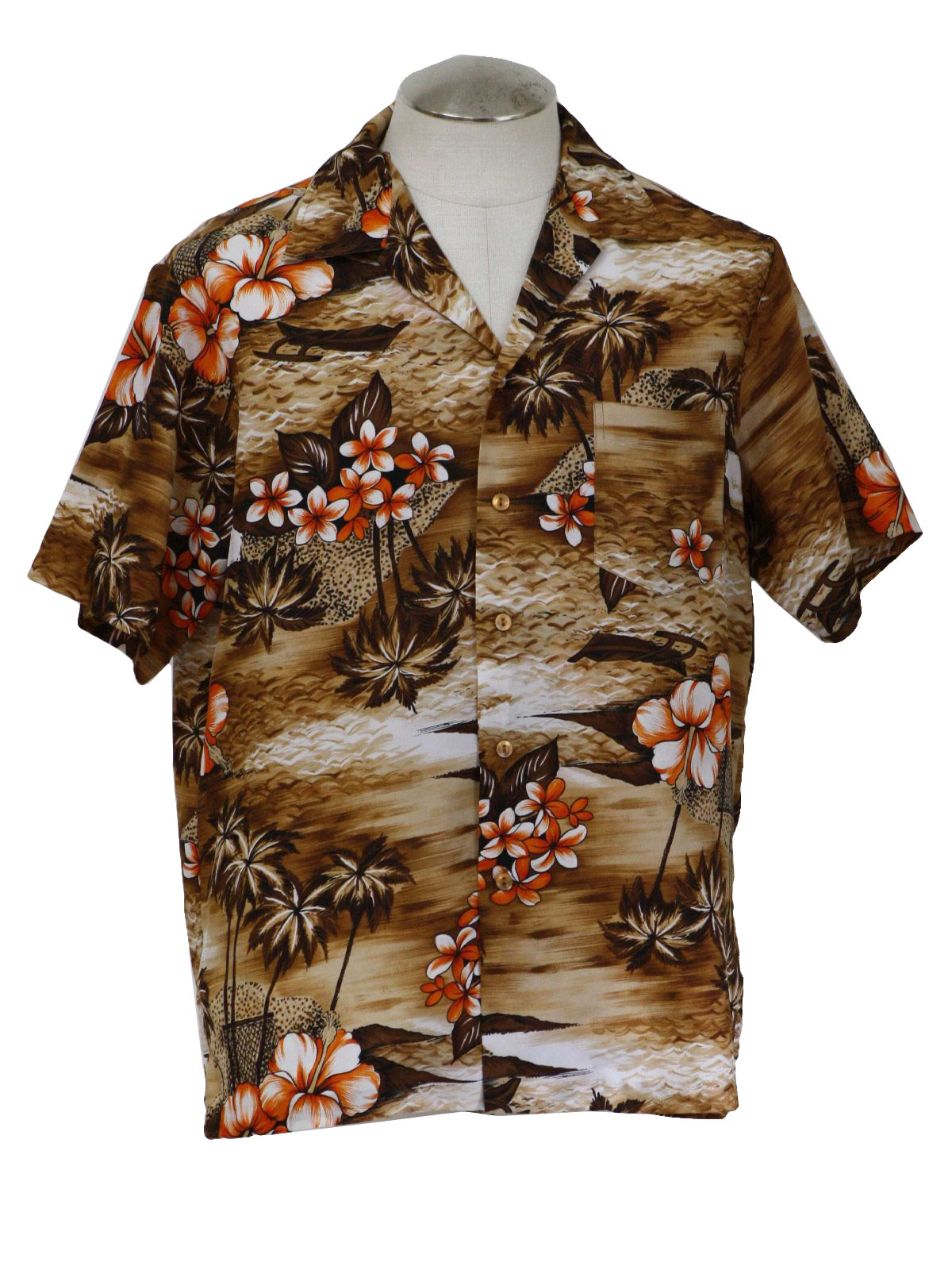Vintage Pacific Isle Creations 1970s Hawaiian Shirt: 70s -Pacific Isle ...