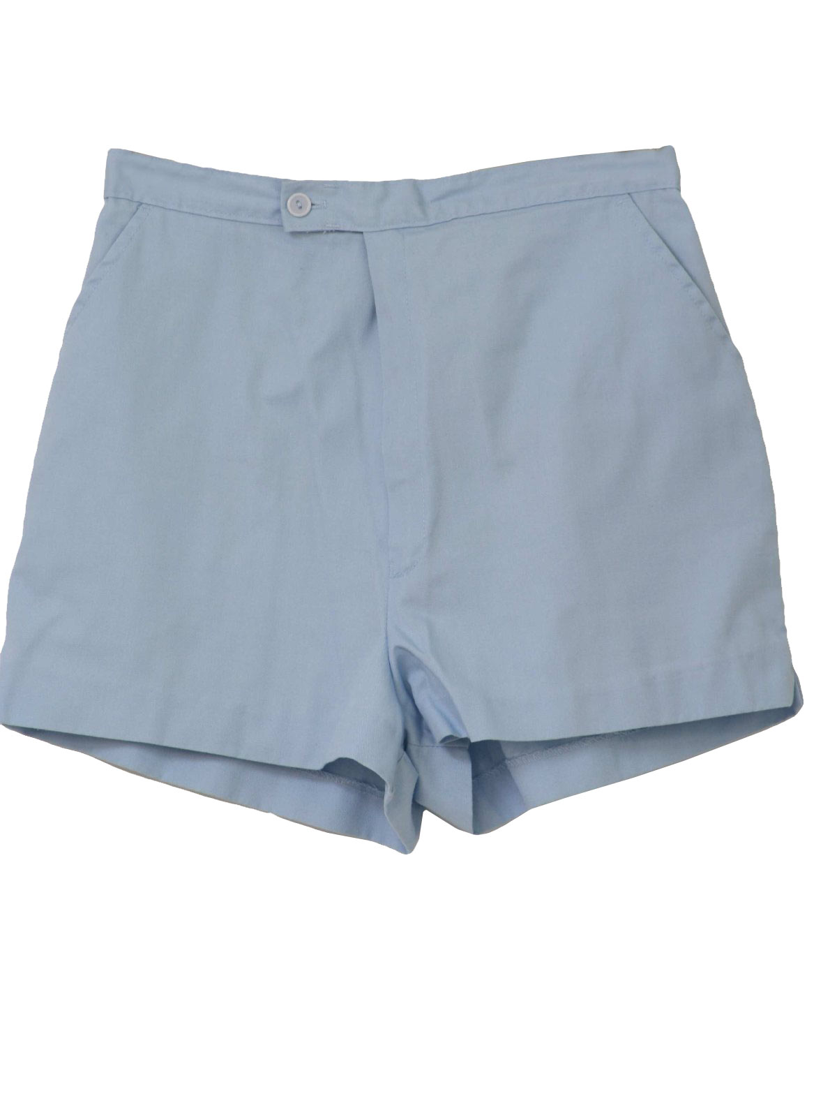 Vintage Care Label Seventies Shorts: 70s -Care Label- Womens light blue ...