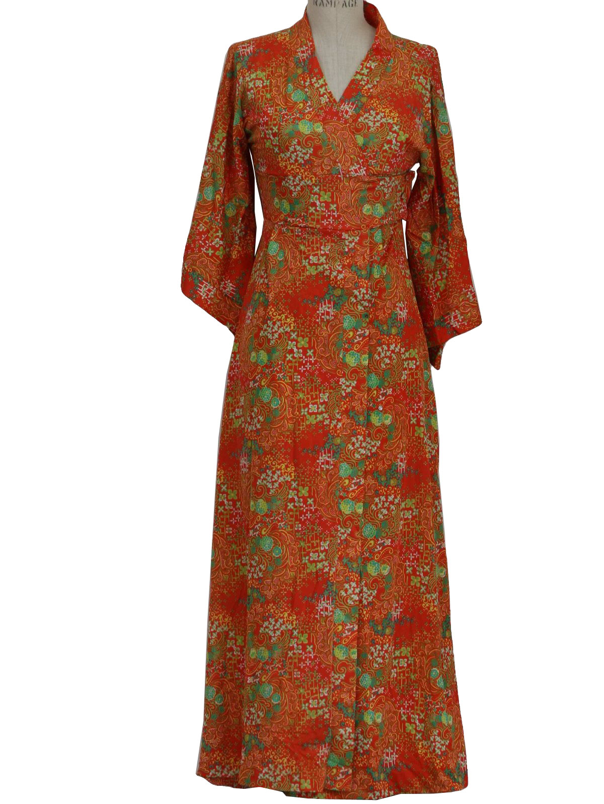 Seventies Vintage Womens Loungewear Robe: 70s -Gossard- Womens red ...