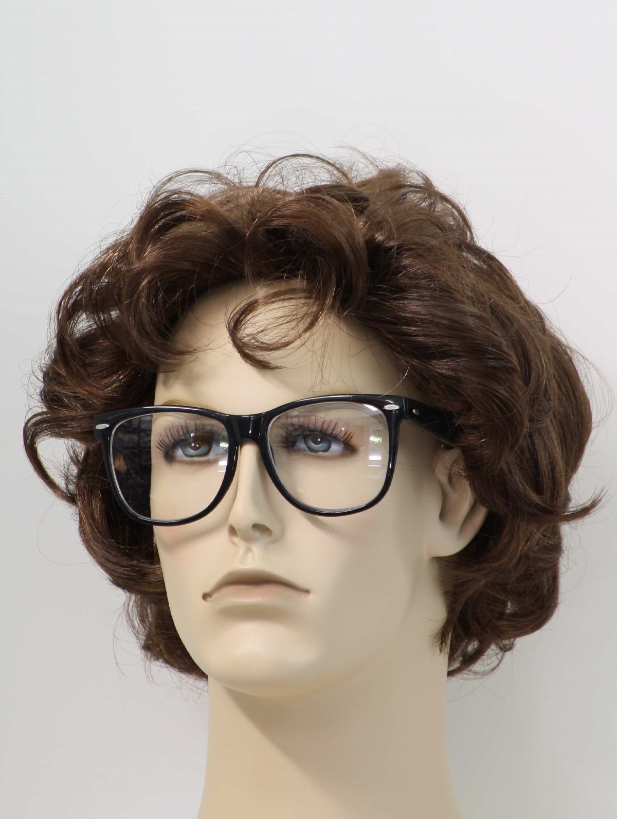 Retro Eighties Glasses: 80s -Radio Active by Foster Grant- Mens black ...