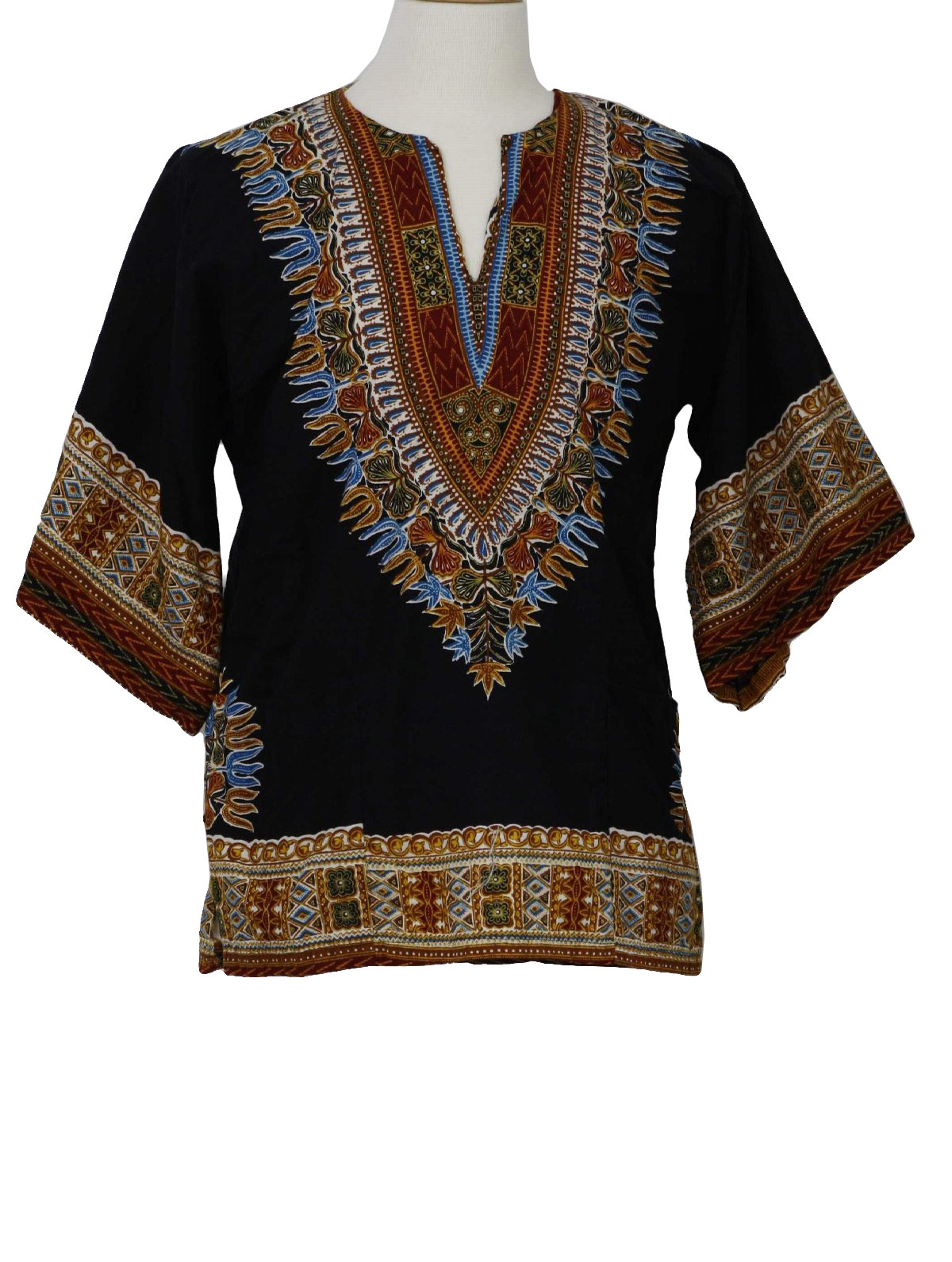 Retro Seventies Dashiki Shirt 70s style made more recently