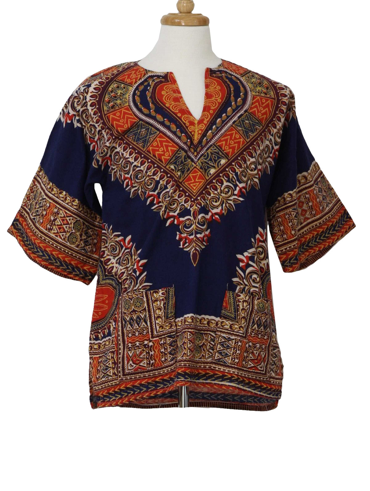 Butter 70's Vintage Dashiki Shirt: 70s authentic vintage -Butter- Mens ...