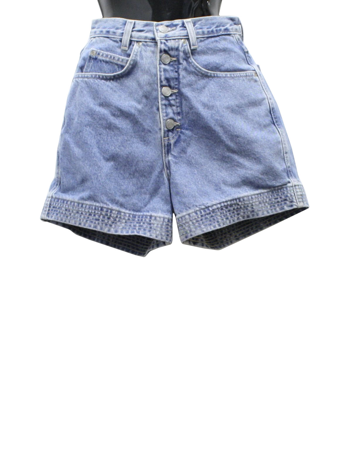 Vintage Honors 1990s Shorts: 90s -Honors- Womens light blue cotton ...