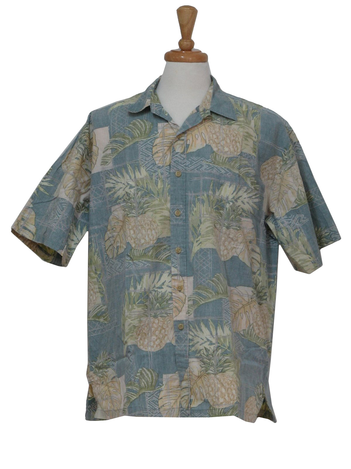 80's Vintage Hawaiian Shirt: 80s -Cooke Street Honolulu- Mens olive ...