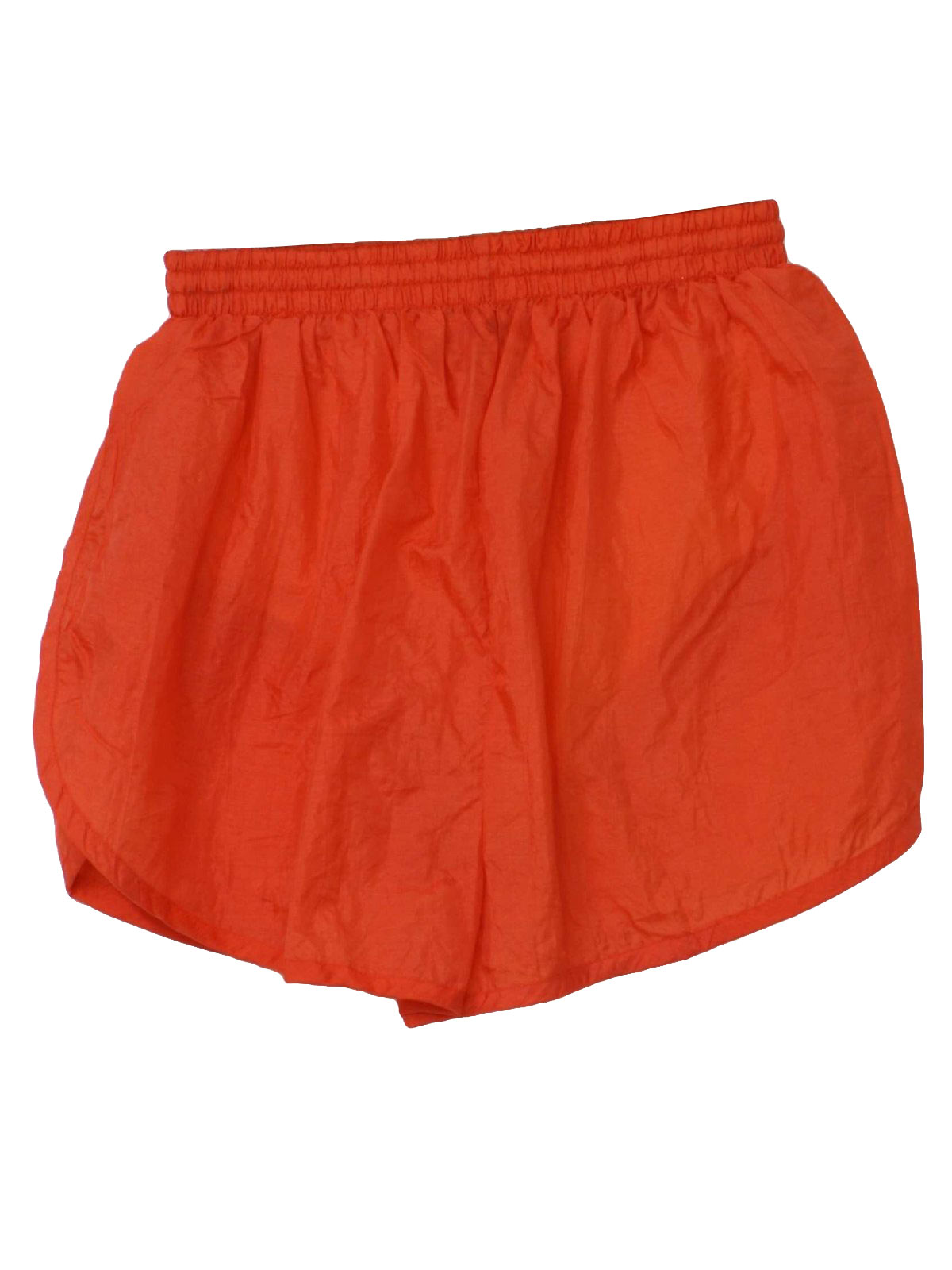 Retro 1980's Shorts (Aero) : 80s -Aero- Mens caution orange nylon high ...