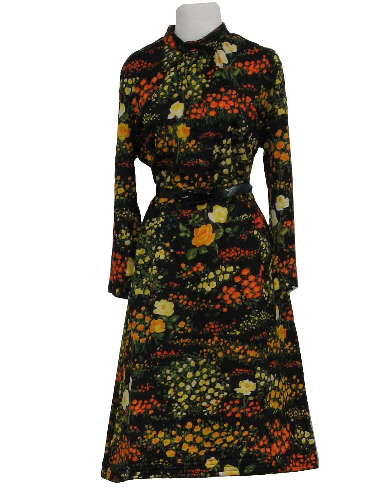 Vintage Berkshire B 1960s Dress: 60s -Berkshire B-Tween- Womens black ...
