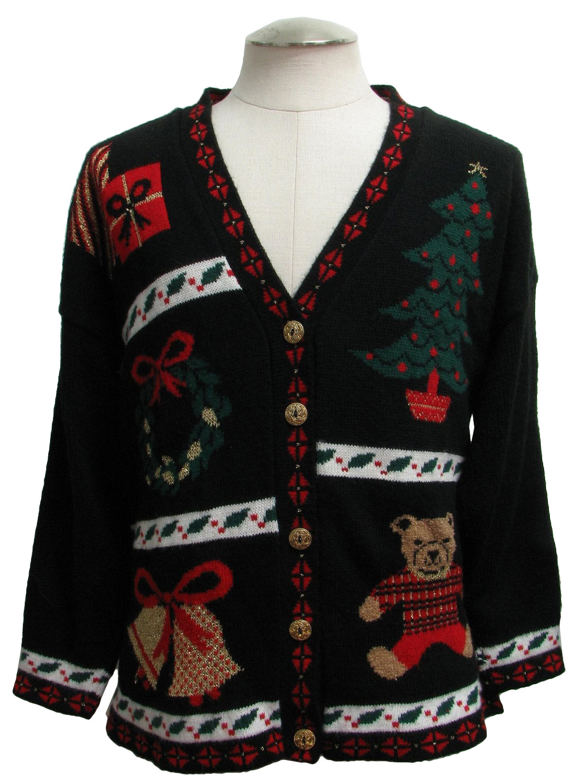 1980's Womens Ugly Christmas Sweater (Nut Cracker): 80s authentic ...