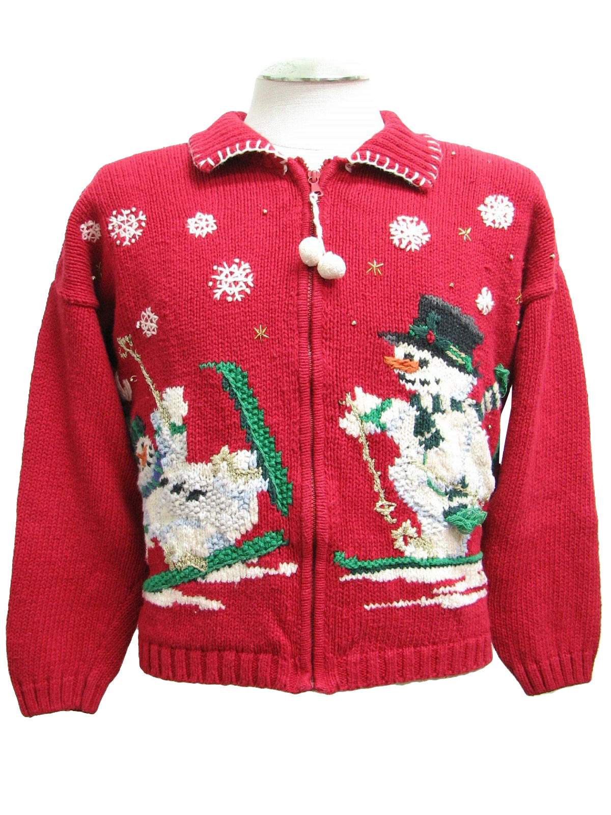 Womens Ugly Christmas Sweater: -Fashion Bug- Womens red background ...