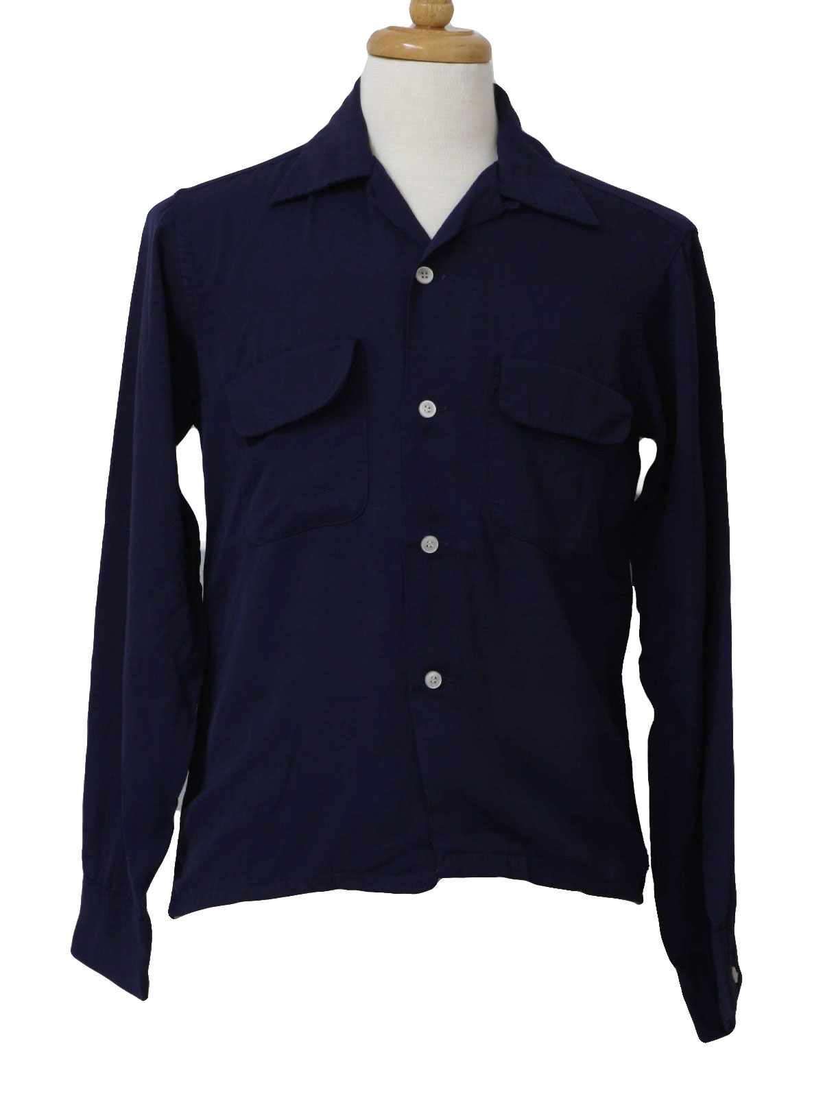 Vintage Delta Sportswear Fifties Gabardine Shirt: 50s - Delta ...