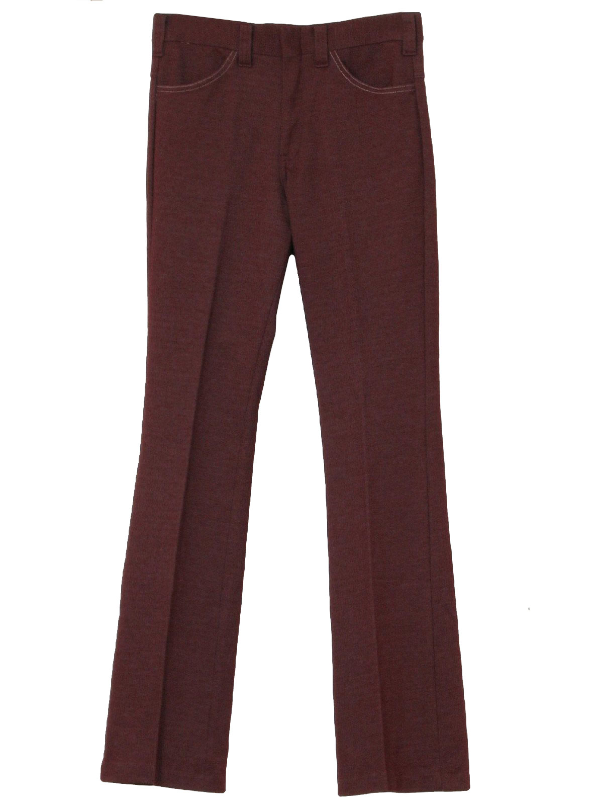60s Retro Pants: Late 60s or early 70s -Lee Fastbacks- Mens wine and ...